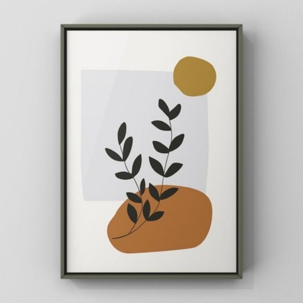 Modern minimalist boho abstract wall art print